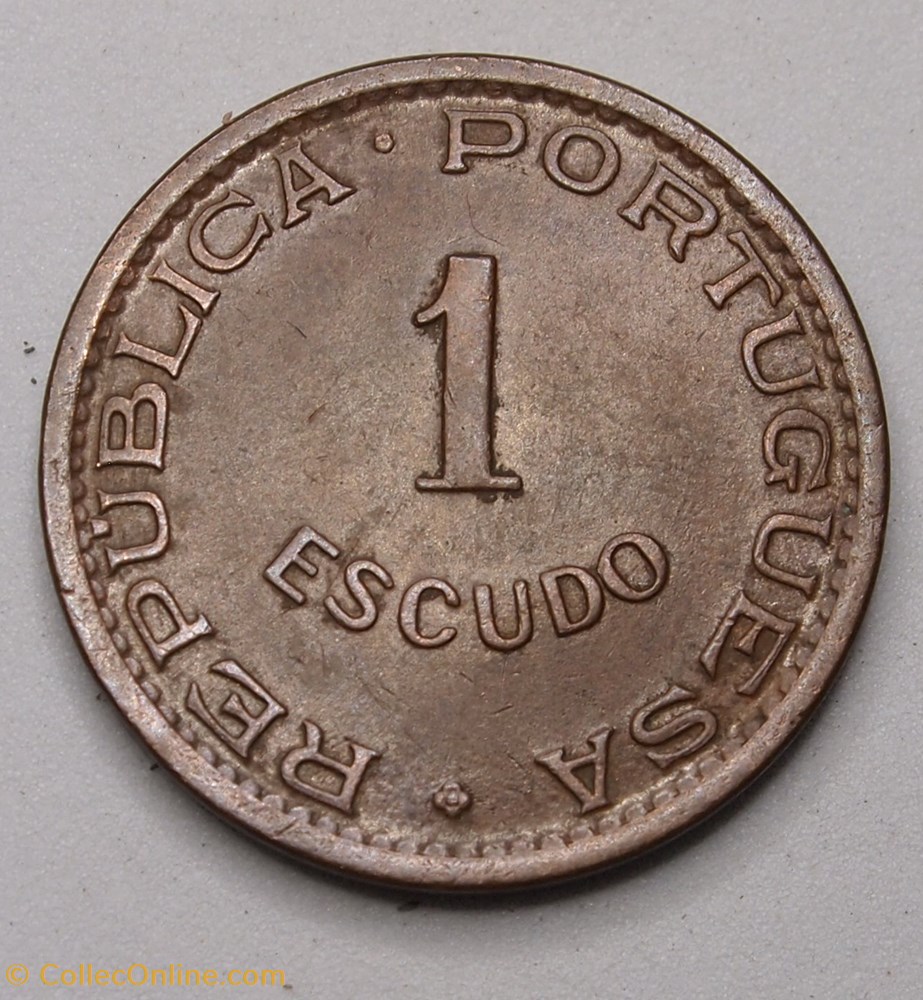 1 Escudo - 1965 monnaies monde mozambique 1 escudo 1965