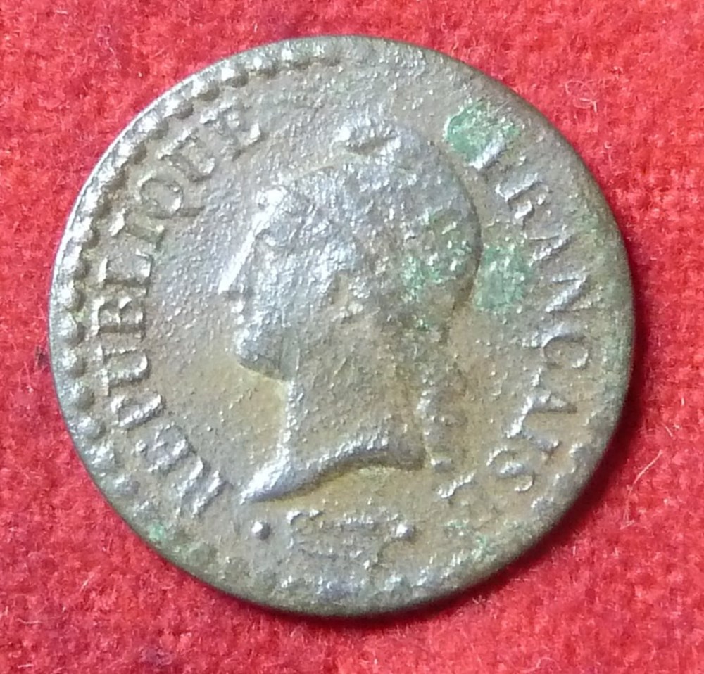 monnaies monde france deuxieme republique 1 centime dupre 1850 paris