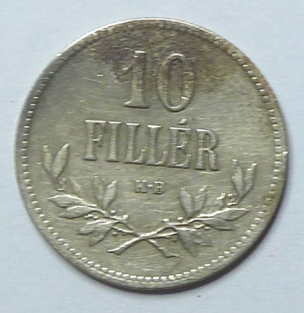 10 Filler - 1915 monnaies monde hongrie 10 filler 1915