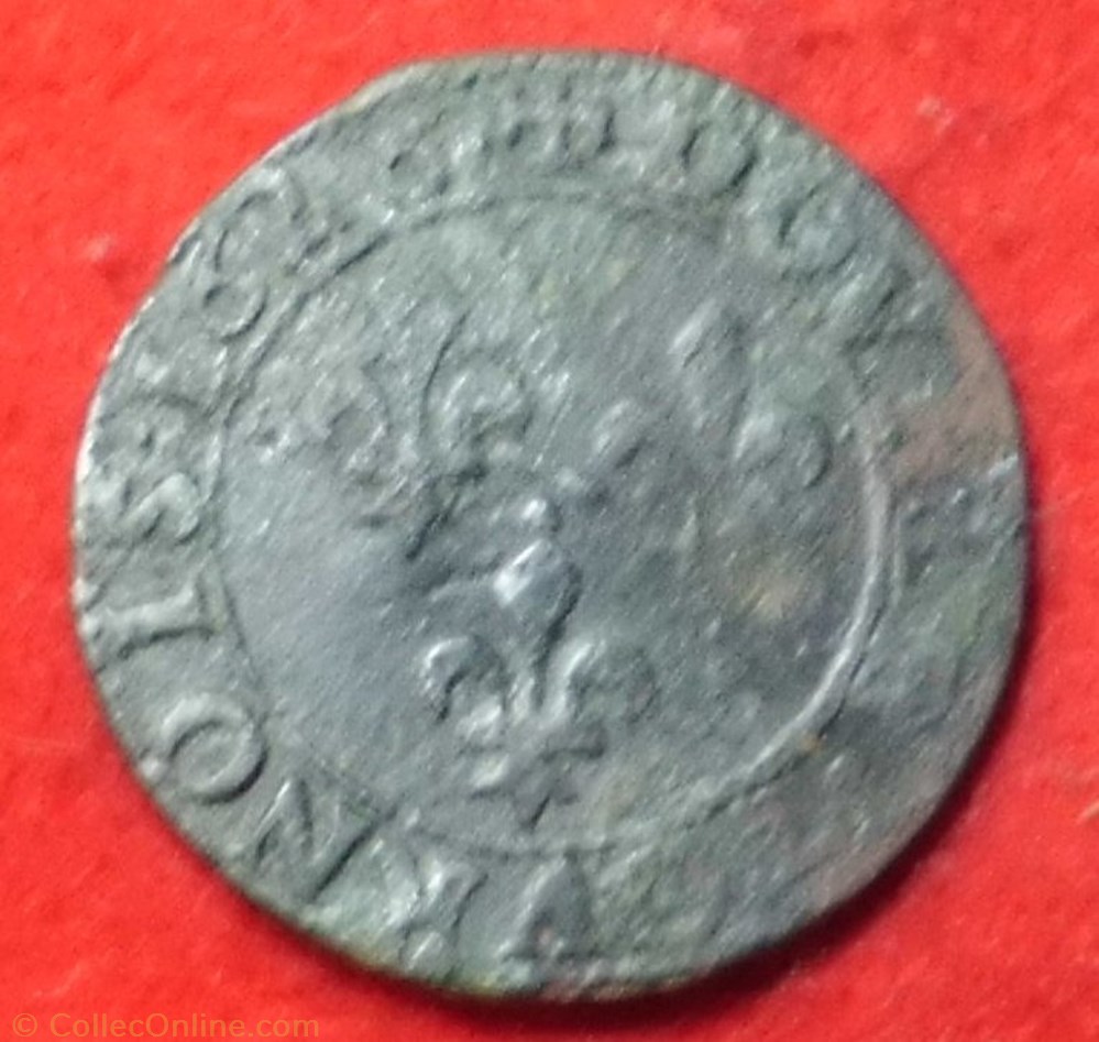 monnaies europe medievale france feodales principaute de dombes trevoux 1626 double tournois