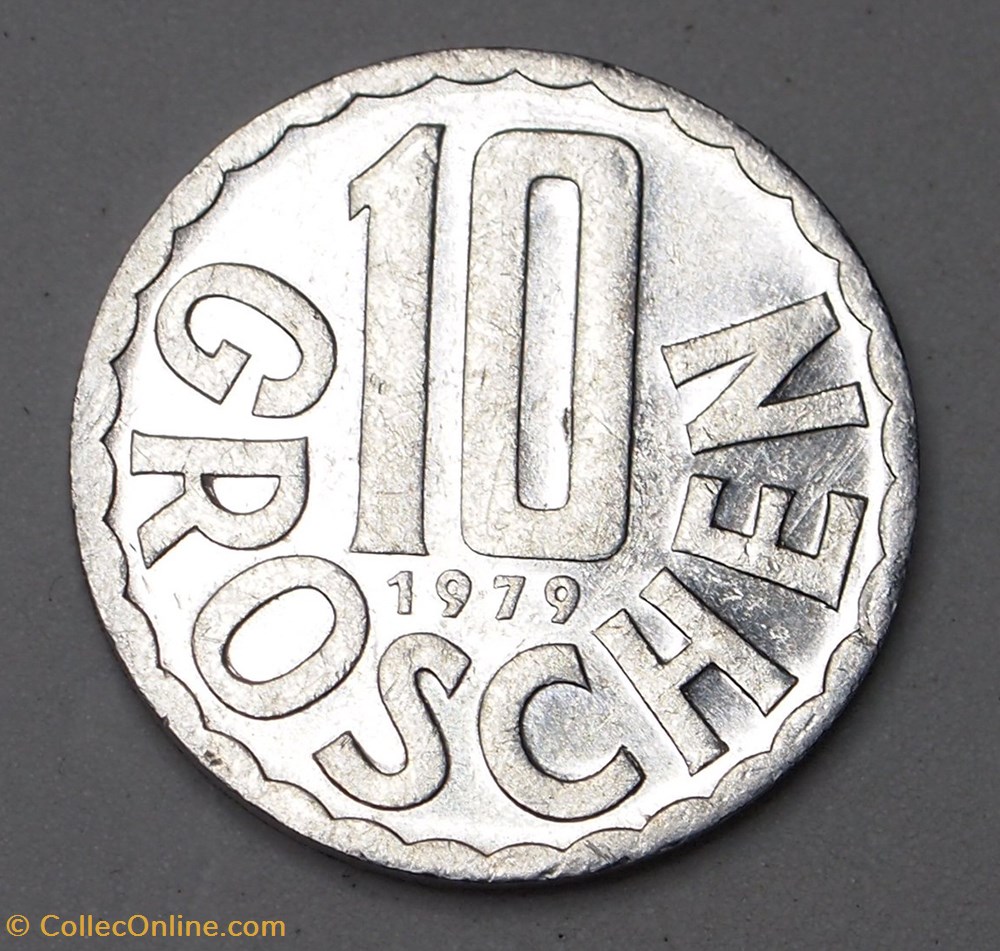 10 Groschen - 1979 monnaies monde autriche 10 groschen 1979