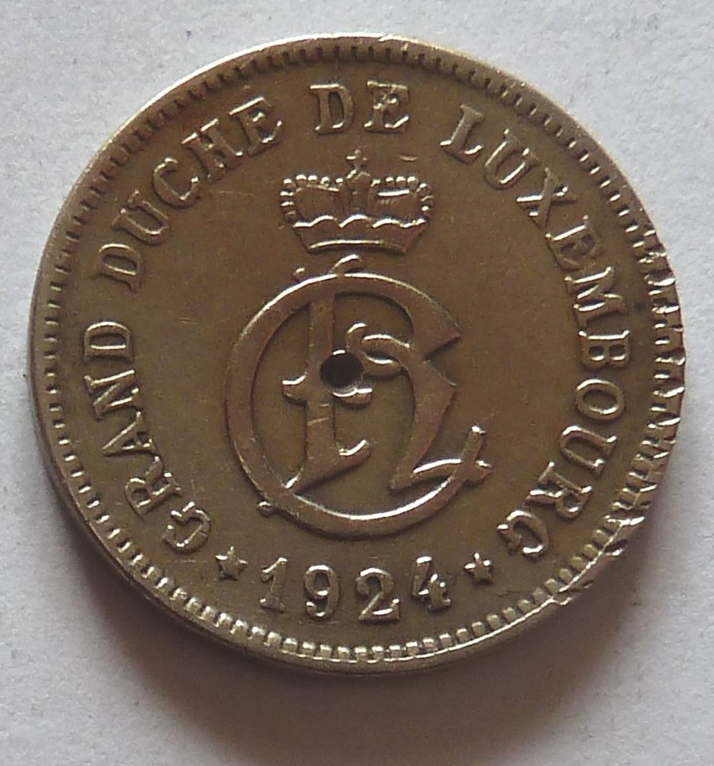 10 Centimes - 1924 monnaies monde luxembourg 10 centimes 1924