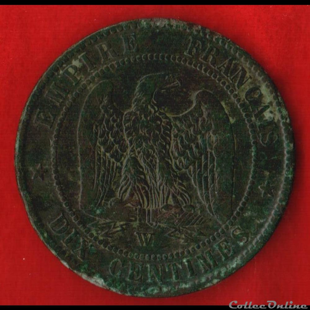 10 Centimes - 1856 - Lille monnaies monde france 10 centimes 1856 lille