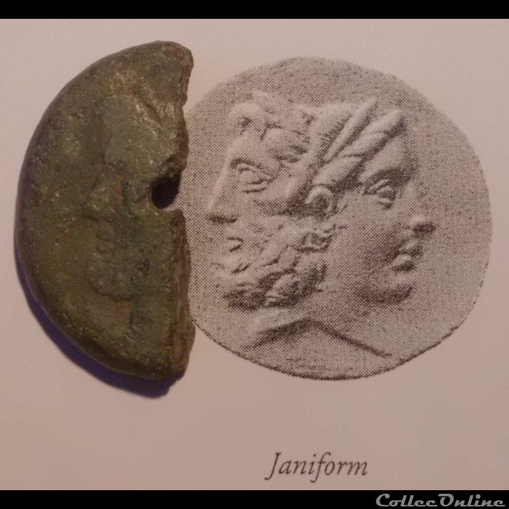 monnaies antiques romaines provinciales anonyme demi as janus