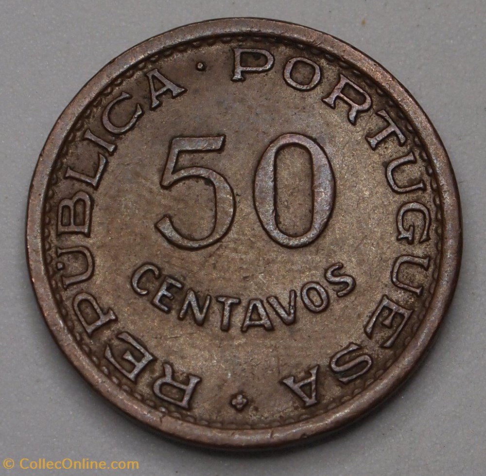50 Centavos - 1957 monnaies monde mozambique 50 centavos 1957