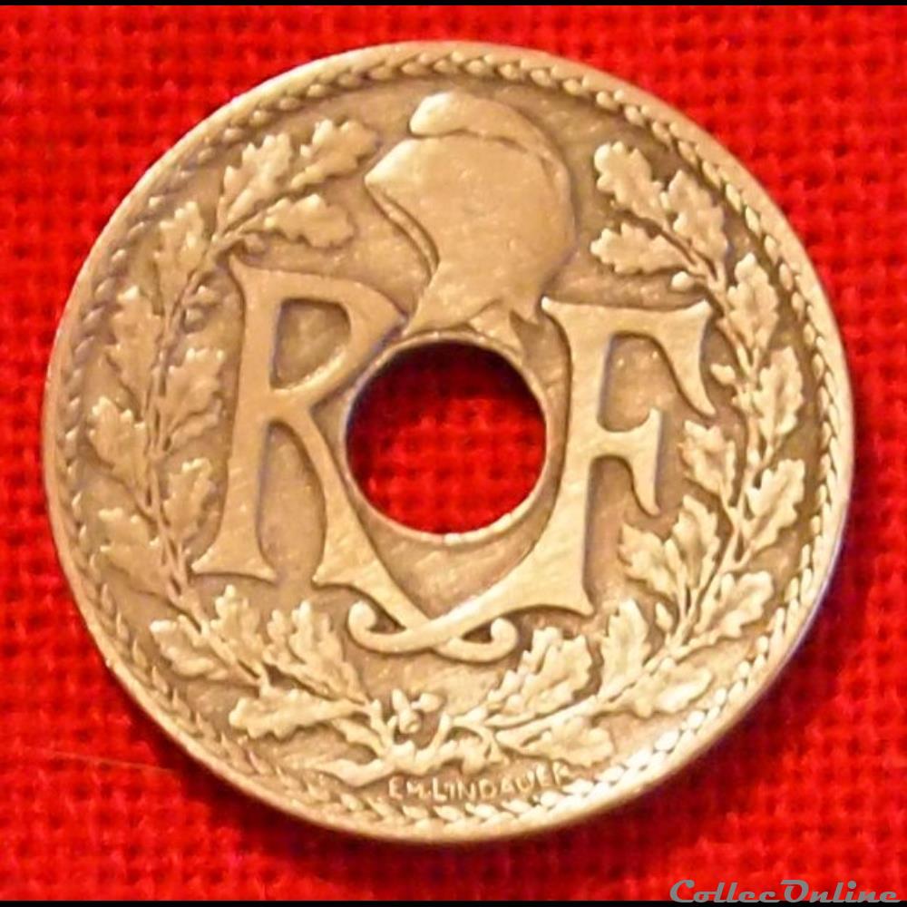 Lindauer - 10 Centimes - 1919 monnaies monde france lindauer 10 centimes 1919