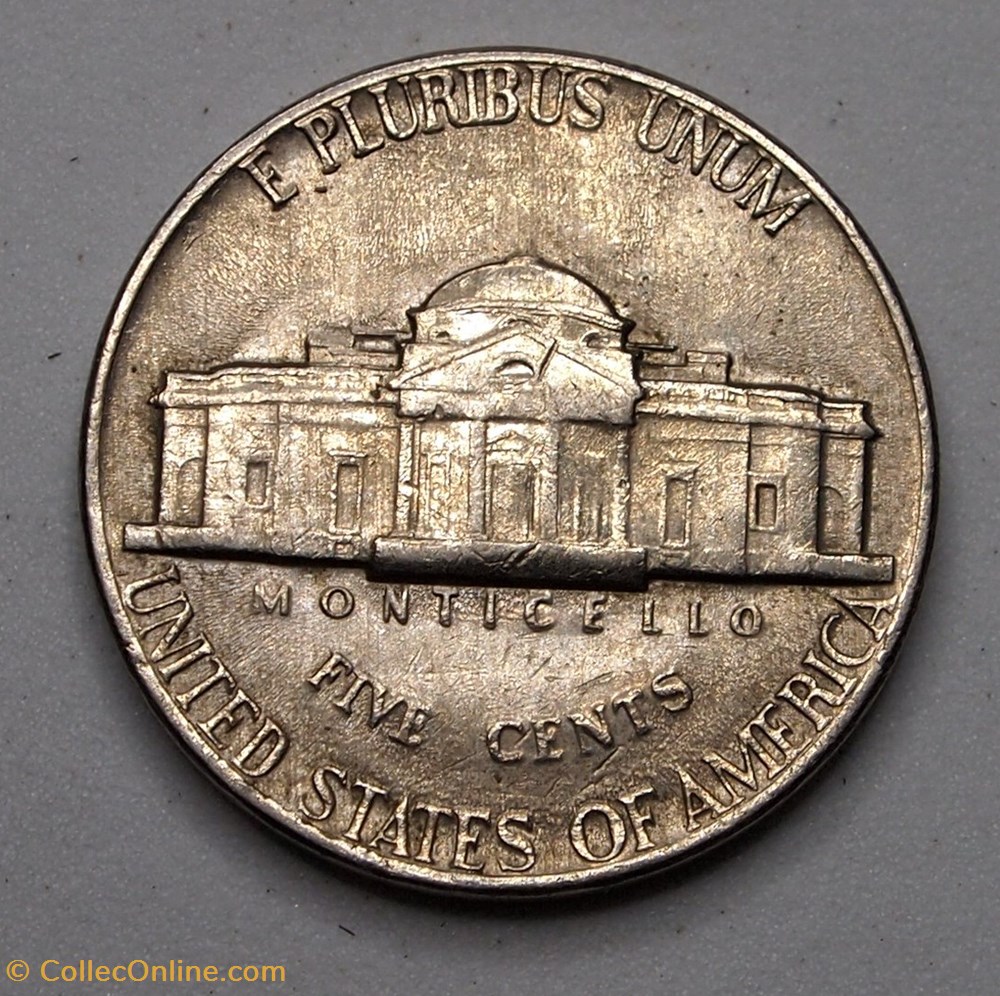 5 cents - 1972 D monnaie monde etat uni 5 cents 1972 d