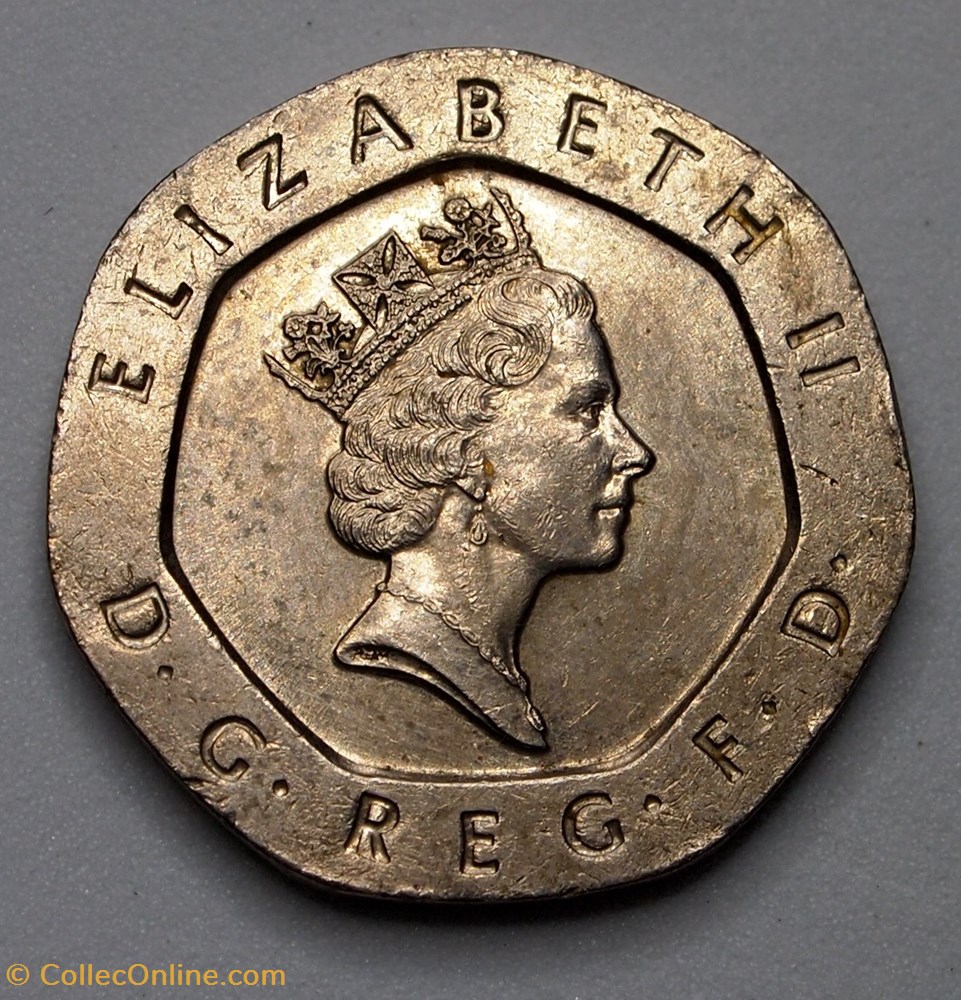 20 Pence - 1992 monnaies monde royaume uni 20 pence 1992
