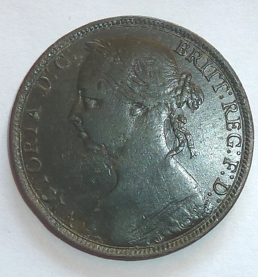1 Penny - 1891 monnaies monde royaume uni 1 penny 1891