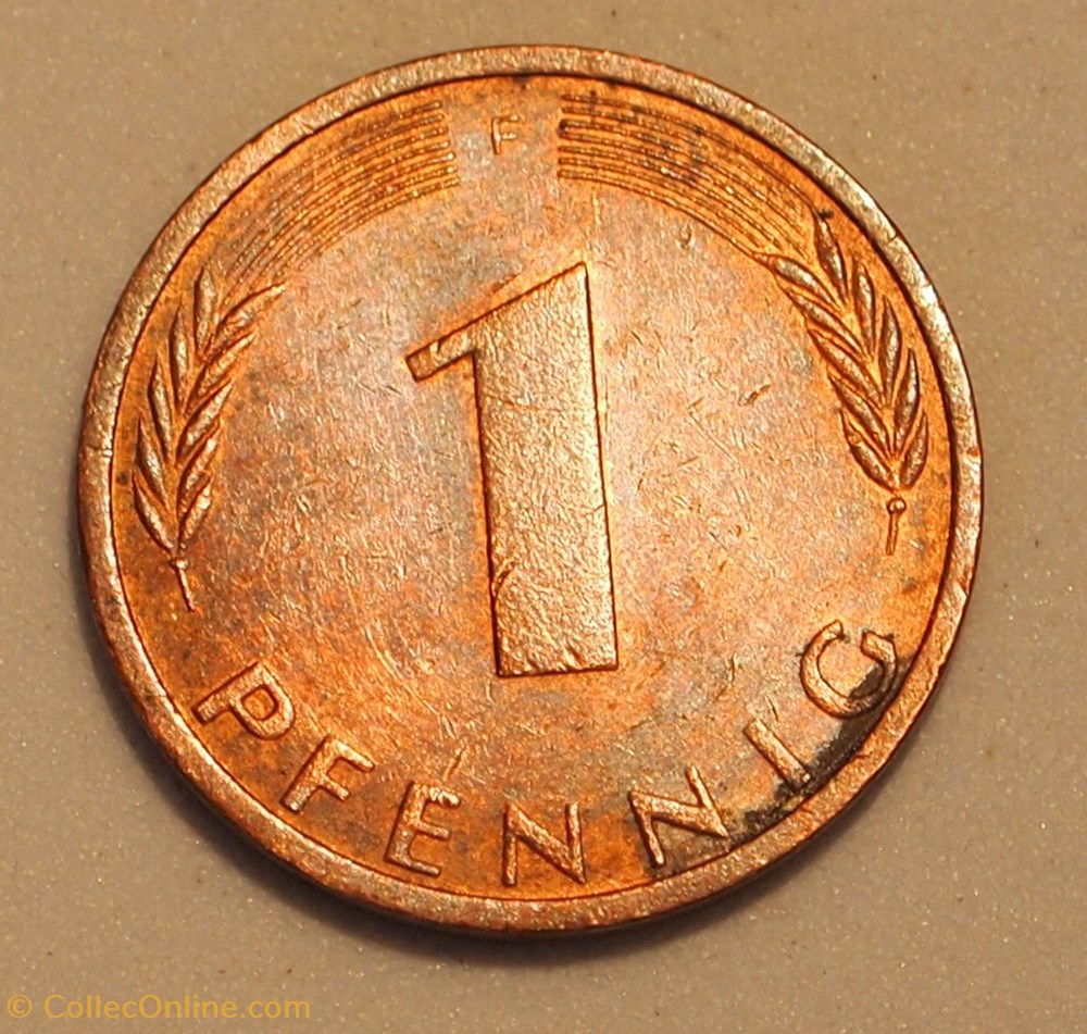 monnaies monde allemagne 1 pfennig 1973 f