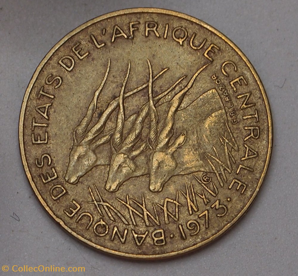 5 Francs - 1973 monnaies monde afrique centrale 5 francs 1973