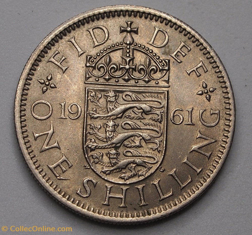 1 Shilling - 1961 monnaies monde royaume uni 1 shilling 1961