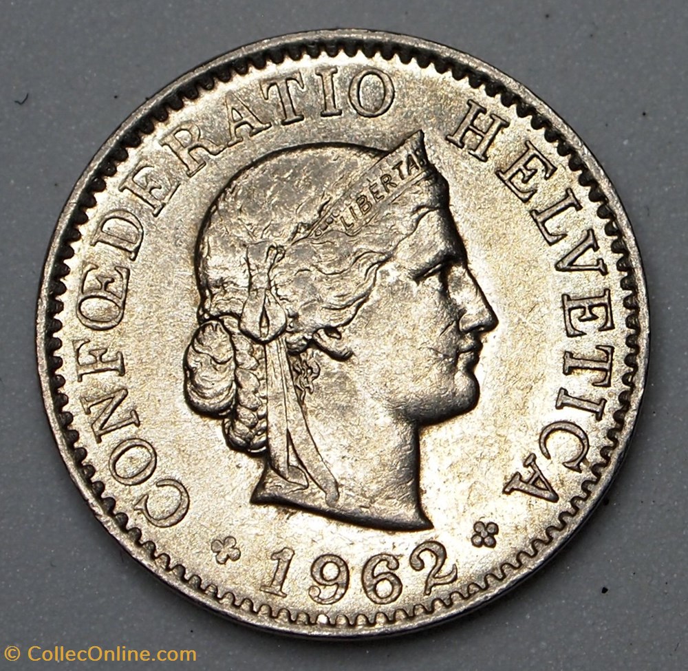 5 Centimes - 1962 B monnaie monde suisse 5 centimes 1962 b