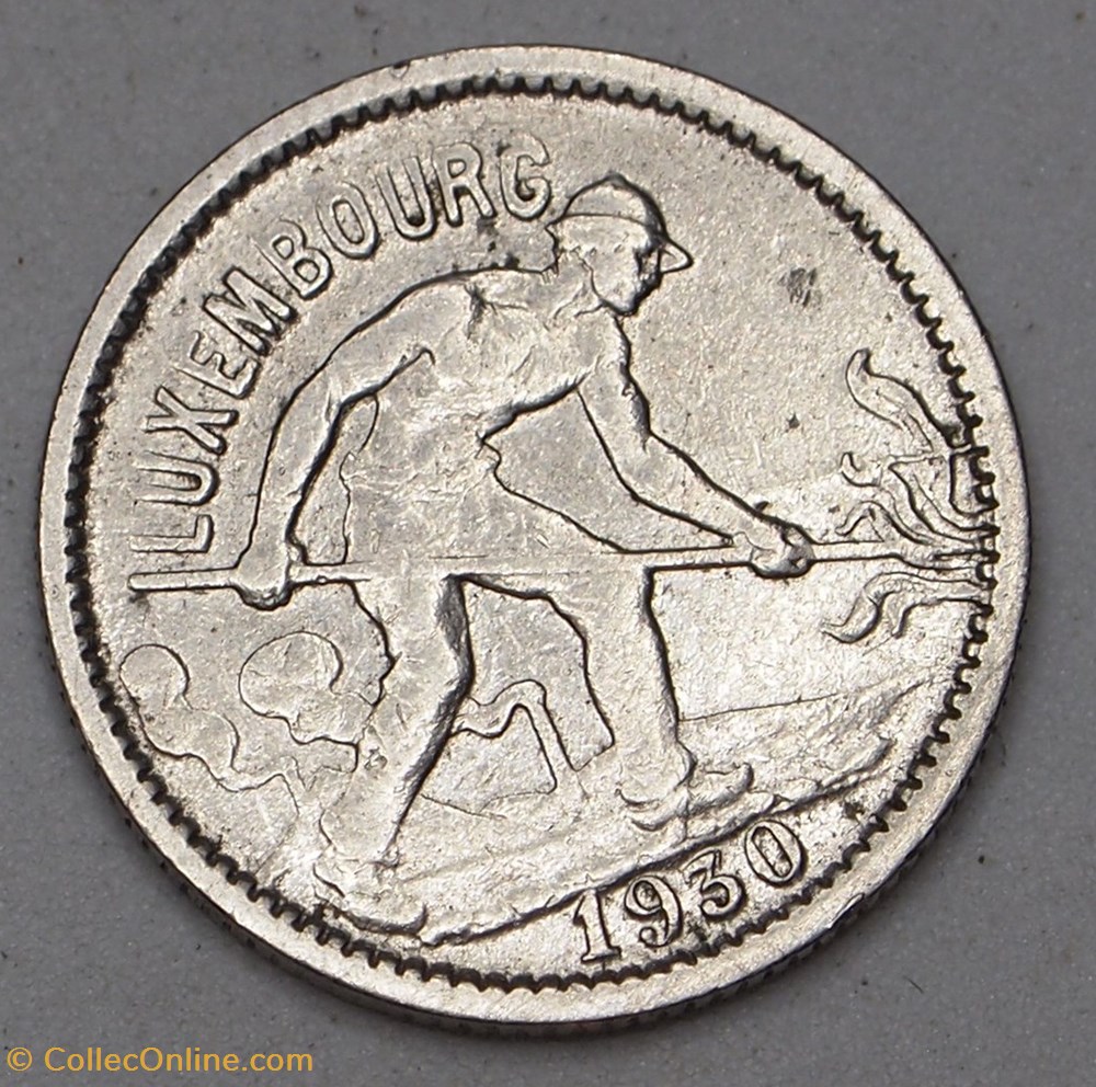 50 Centimes - 1930 monnaies monde luxembourg 50 centimes 1930