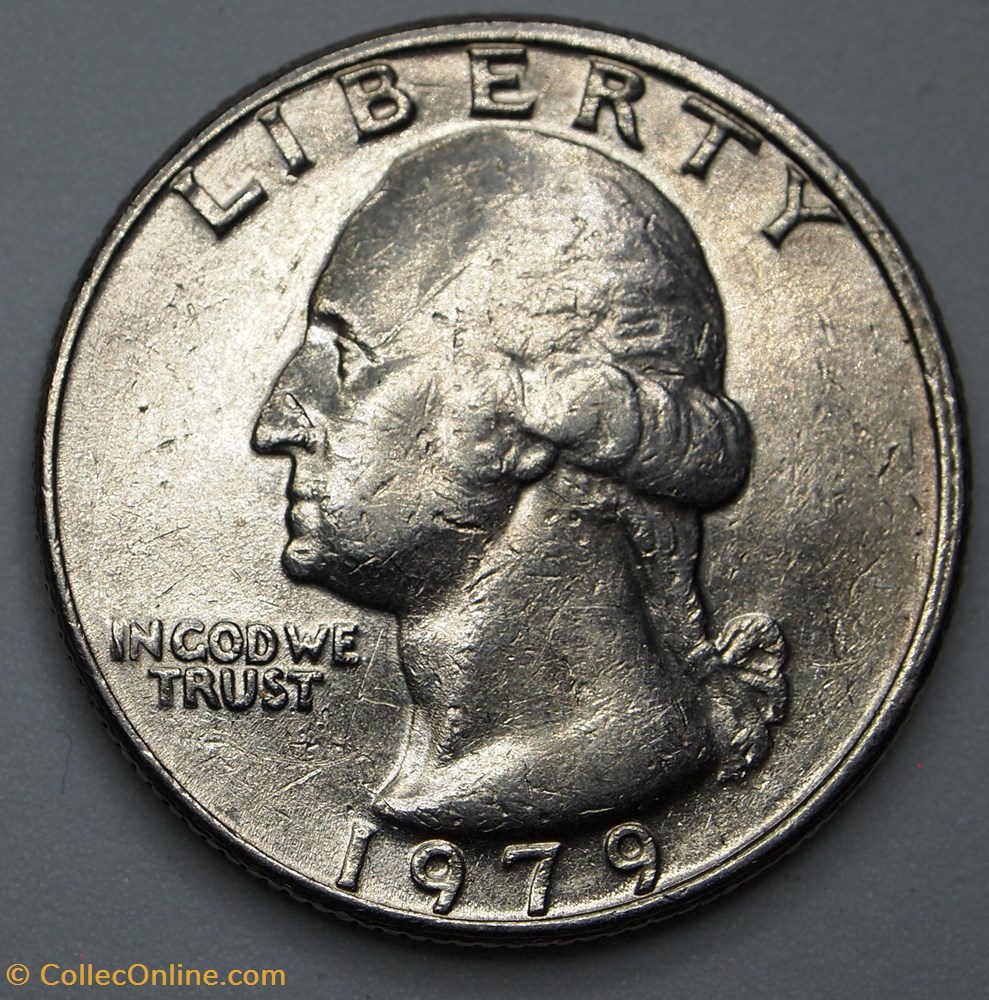 1/4 dollar ( 25 cents ) - 1979 monnaie monde etat uni 1 4 dollar 25 cents 1979