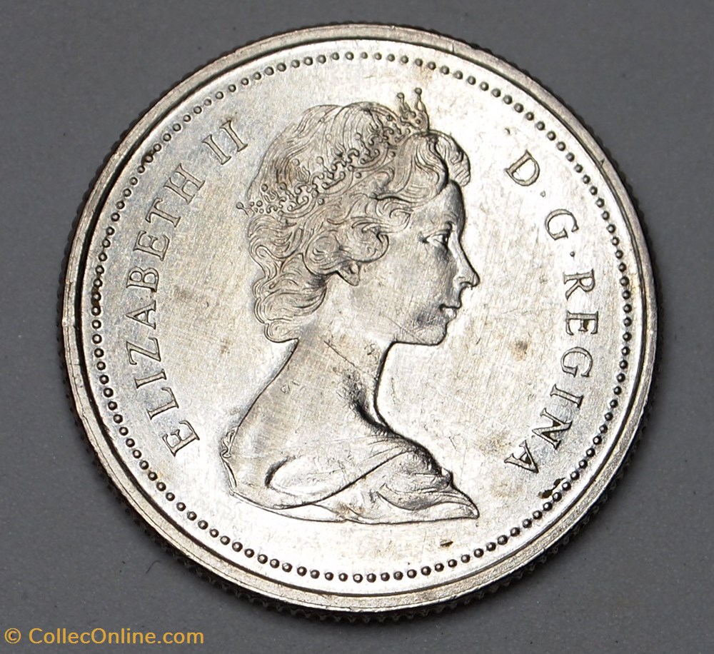 25 Cents - 1973 monnaies monde canada 25 cents 1973