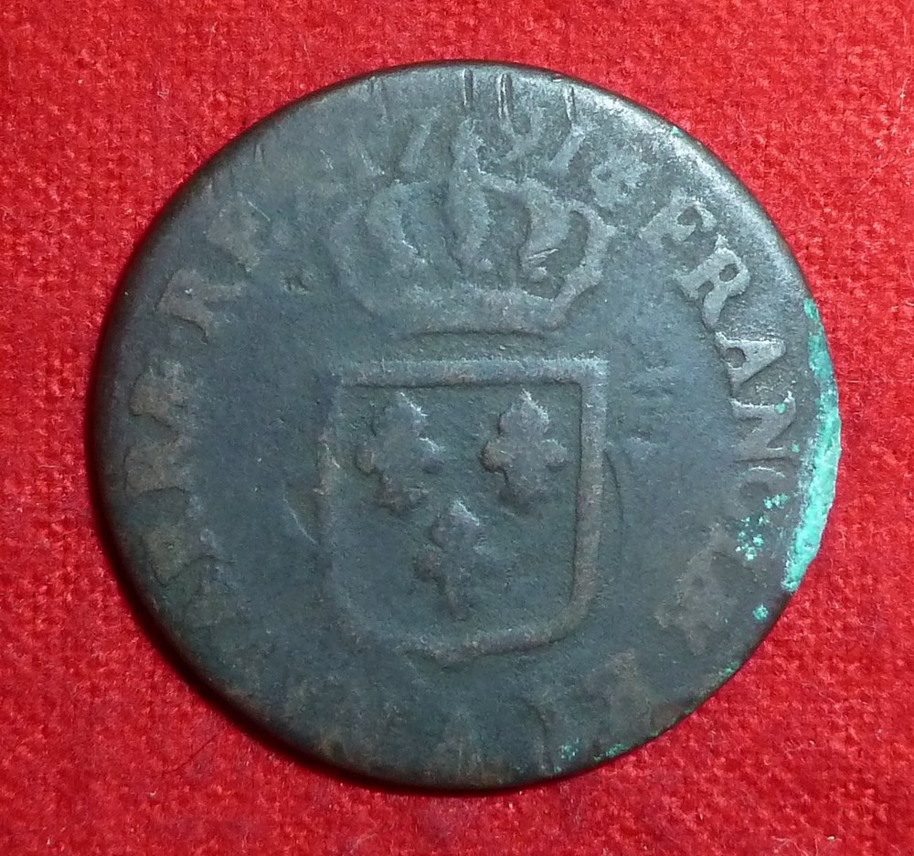 1 Sol - 1791 - Paris monnaies europe medievale france royales 1 sol 1791 paris