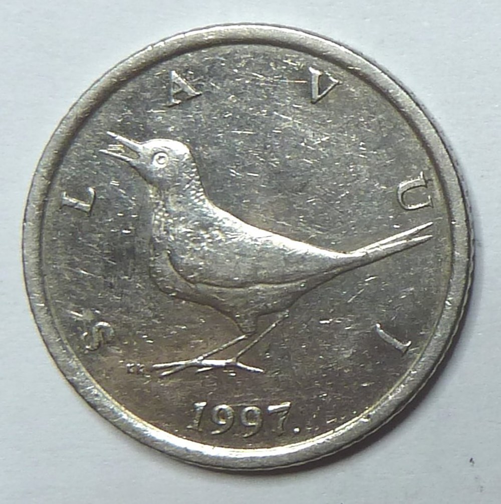 monnaies monde croatie 10 kuna 1997