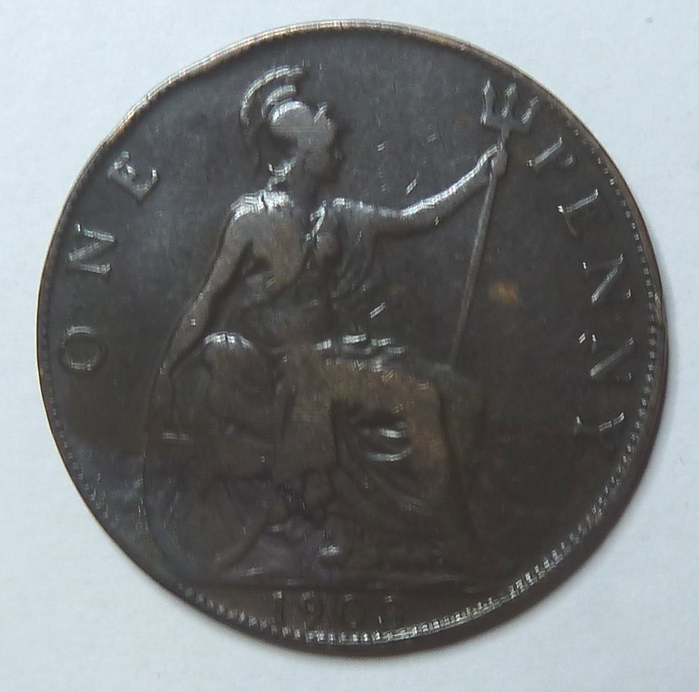 1 Penny - 1903 monnaies monde royaume uni 1 penny 1903