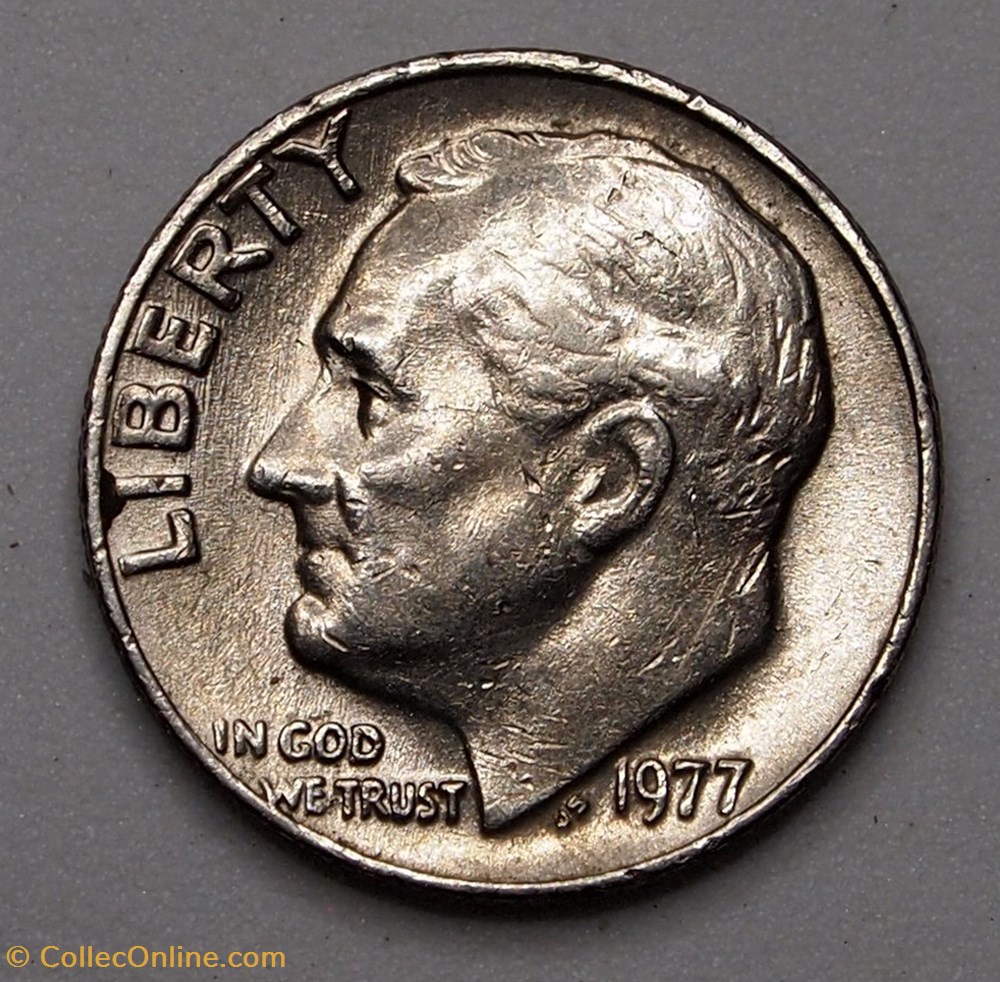 monnaie monde etat uni 1 dime 10 cents 1977