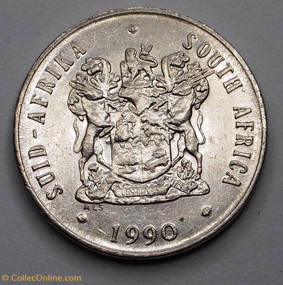 20 Cents - 1990 monnaie monde afrique du sud 20 cents 1990