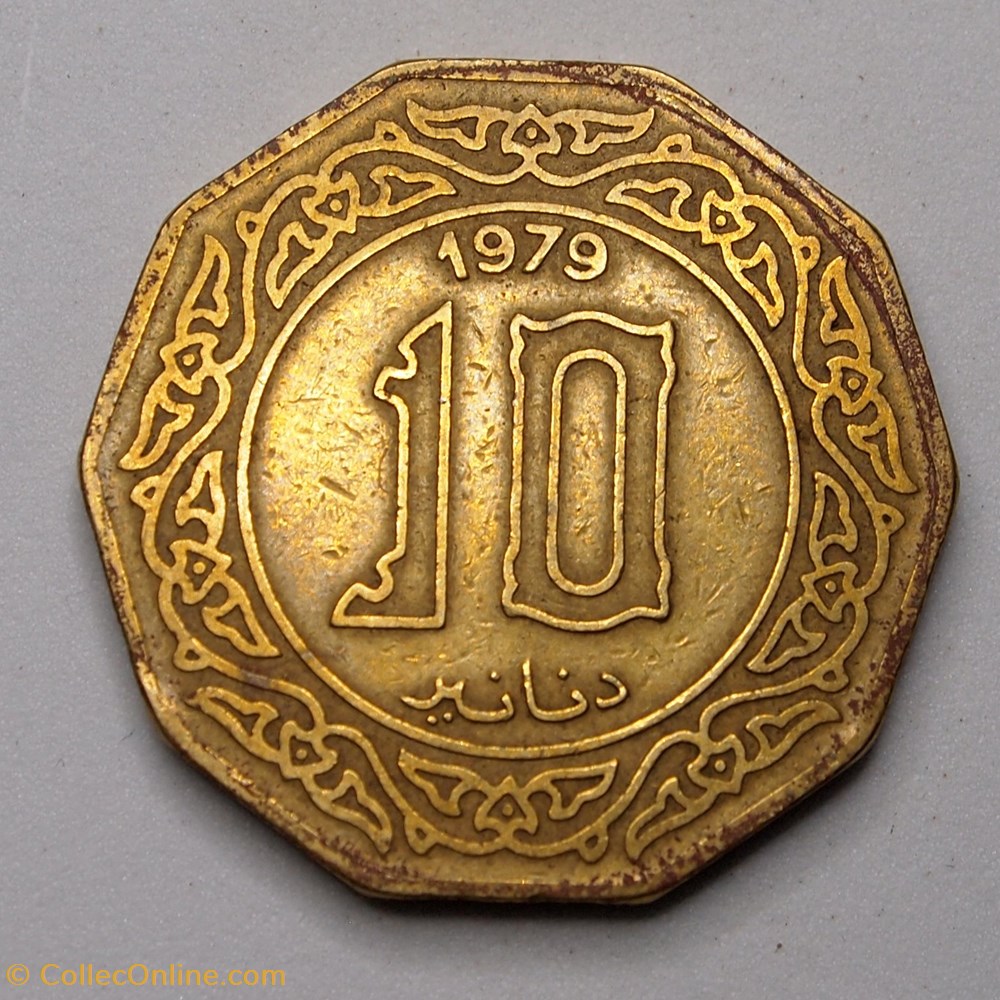 10 Dinars - 1979 monnaies monde algerie 10 dinars 1979