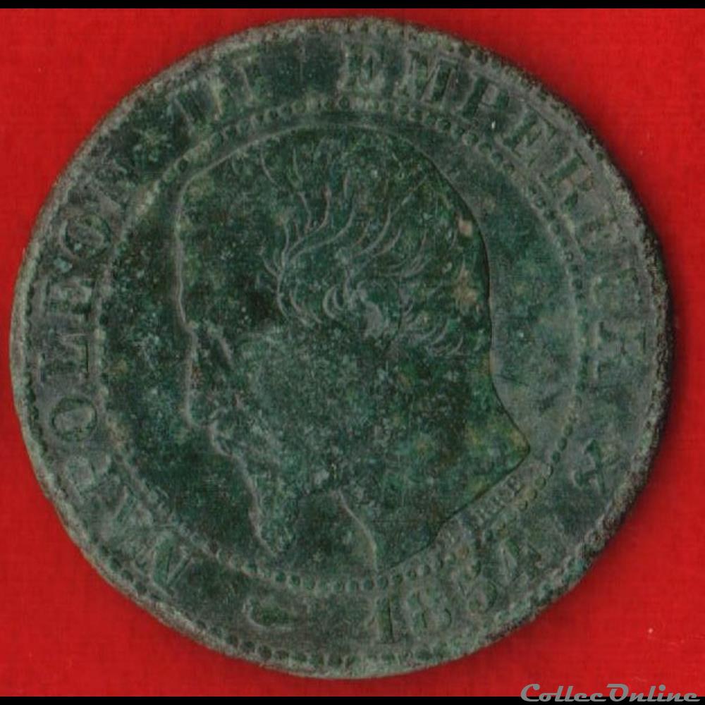 Napoléon III - 5 Centimes - 1854 - Rouen monnaies monde france napoleon iii 5 centimes 1854 rouen