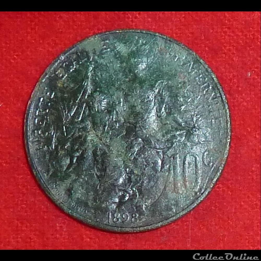 Dupuis - 10 Centimes - 1898 monnaies monde france dupuis 10 centimes 1898
