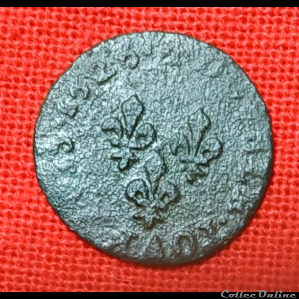 Double Tournois - 1625 - monnaies europe medievale a france royales double tournois 1625