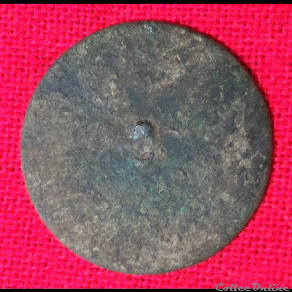 REIMS - 1789/1790 vetement et accessoire bouton militaire reims 1789 1790