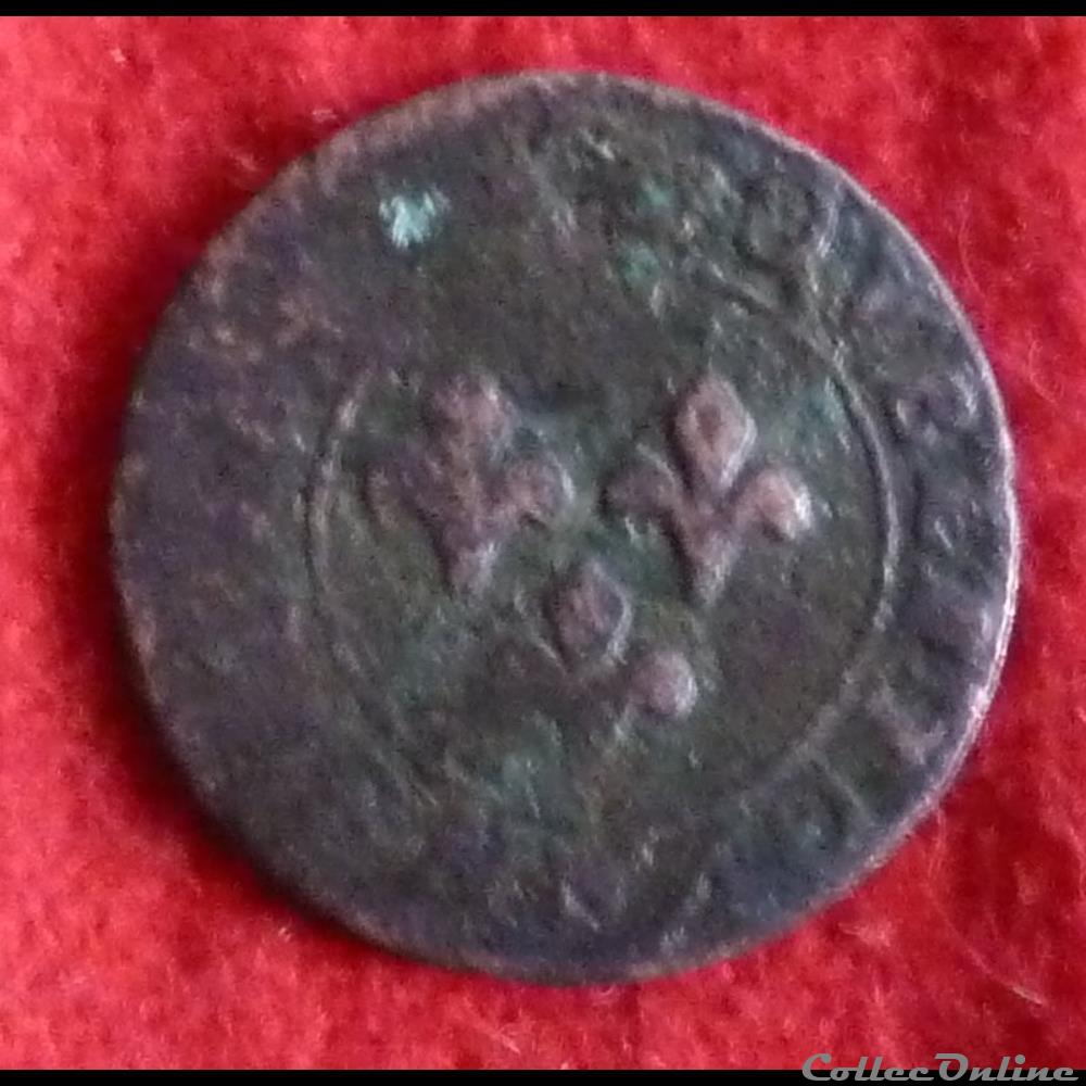 Principauté d'Orange - 16?? - Double tournois monnaies europe medievale france feodales principaute orange 16 double tournois
