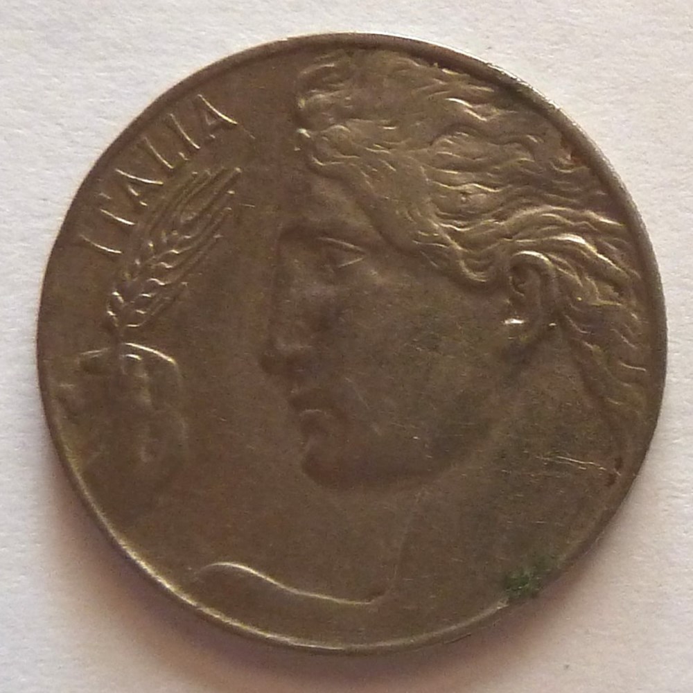 20 Centesimi - 1921 R monnaies monde italie 20 centesimi 1921 r