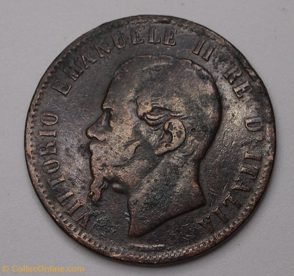 10 Centesimi - 1867 N monnaie monde italie 10 centesimi 1867 n