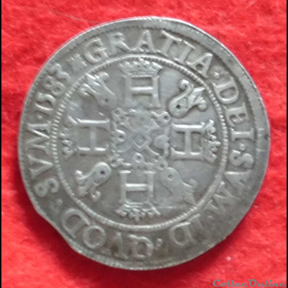monnaies europe medievale france feodales seigneurie de bearn 1583 franc du bearn