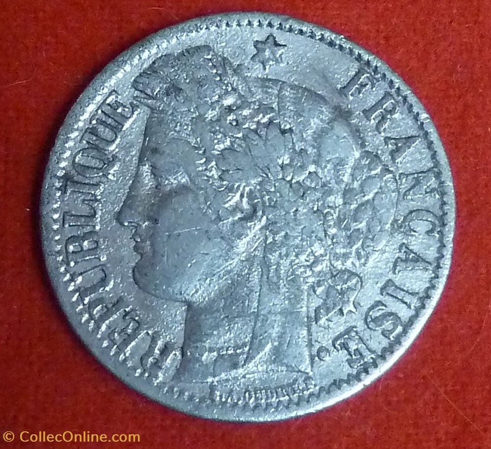 monnaies monde france 2 francs ceres 1887 paris