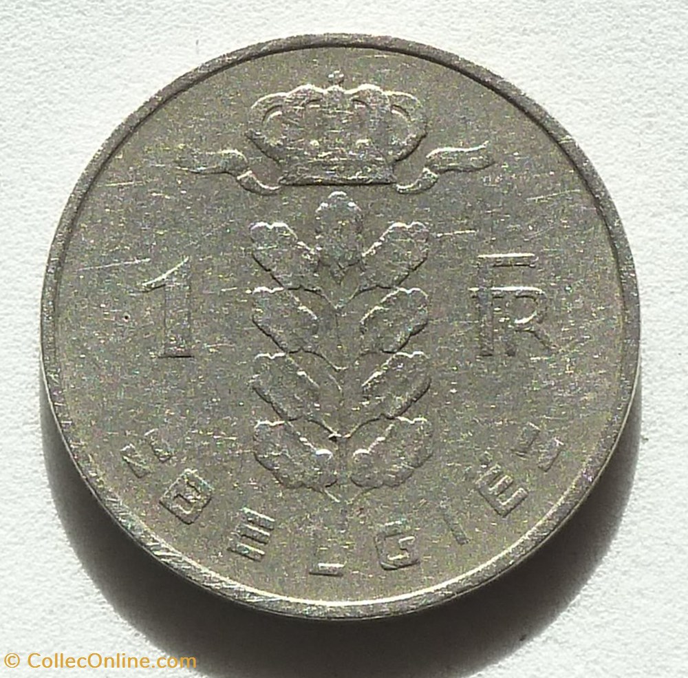 1 Franc - 1956 monnaies monde belgique 1 franc 1956
