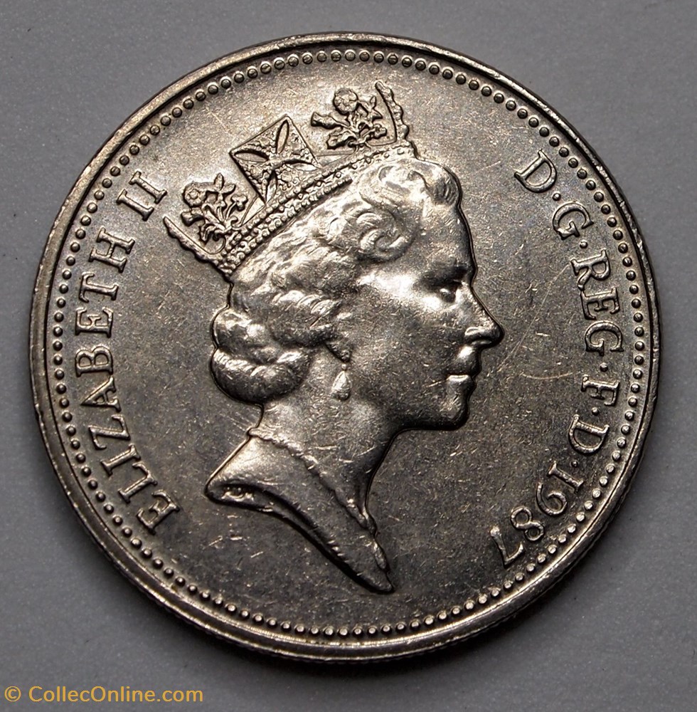 5 Pence - 1987 monnaies monde royaume uni 5 pence 1987