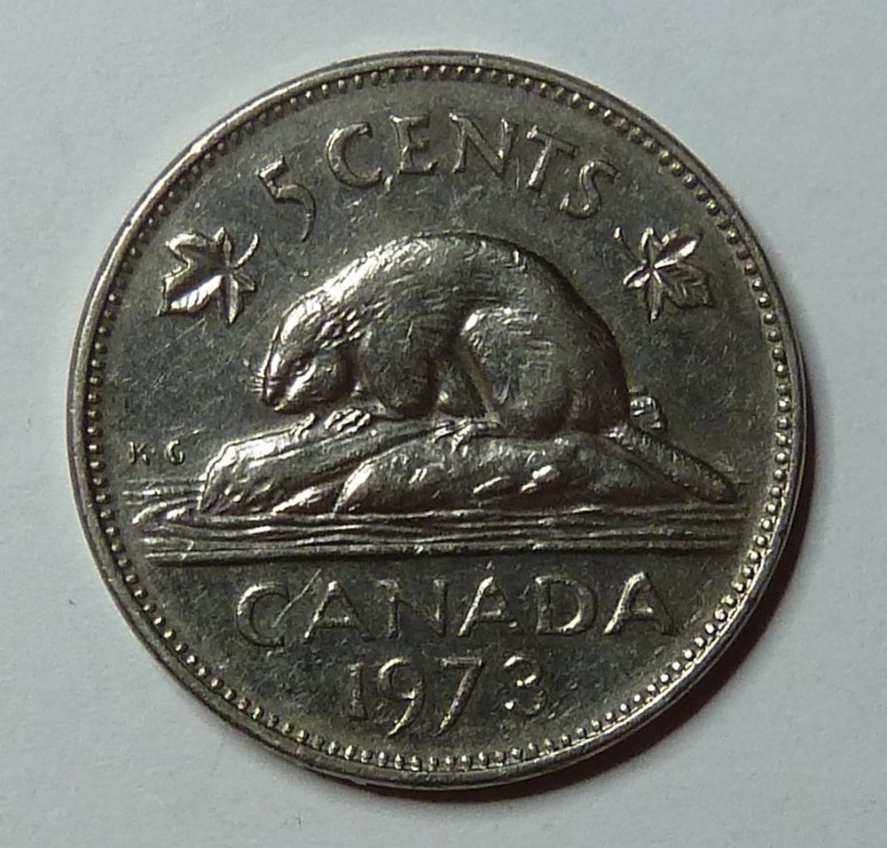 5 Cents - 1973 monnaies monde canada 5 cents 1973