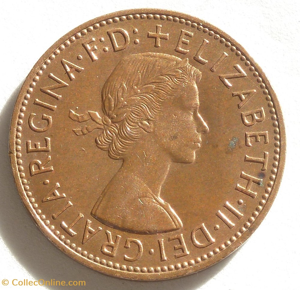 monnaies monde royaume uni 1 penny 1963