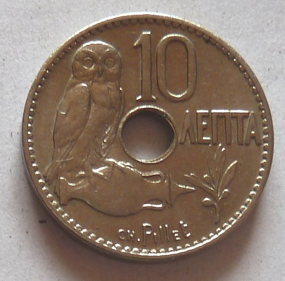 monnaies monde grece 10 lepta 1912
