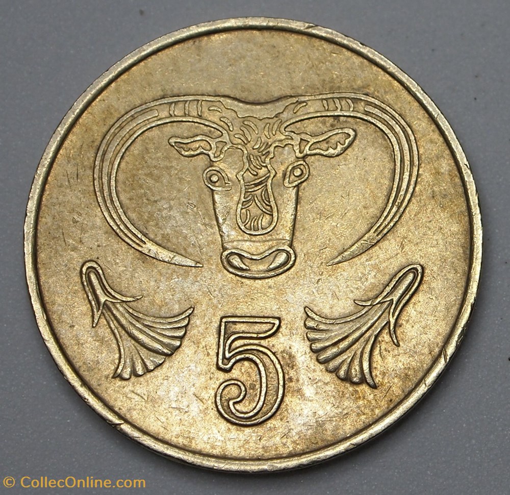 5 Cents - 1985 monnaies monde chypre 5 cents 1985