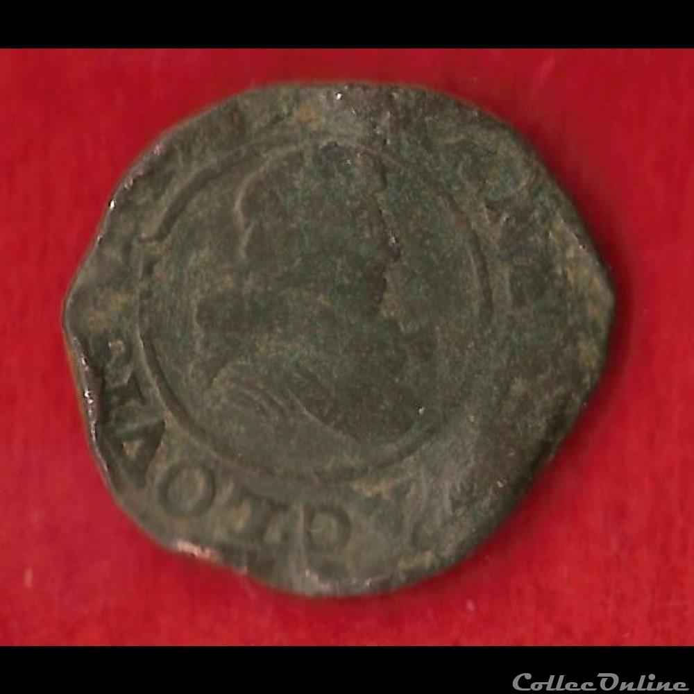 monnaies europe medievale a france royales double tournois 1632 lyon