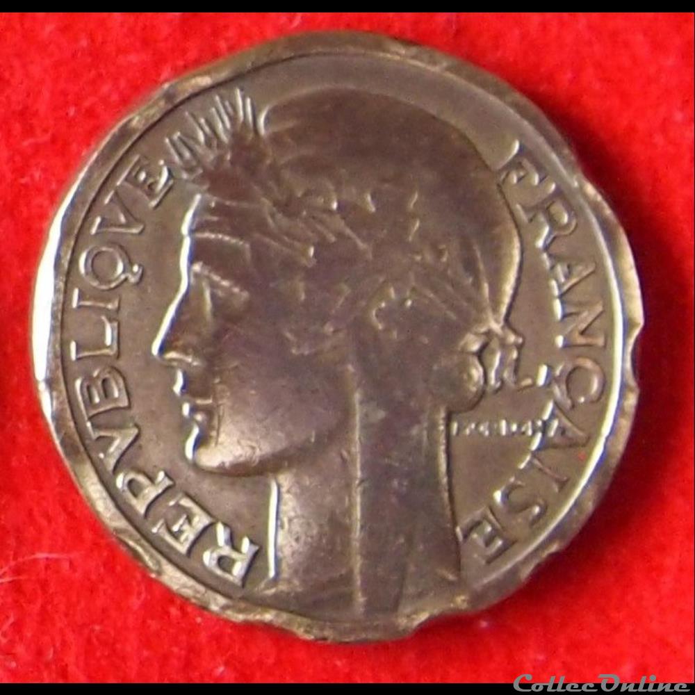 Morlon - 2 Francs - 1936 monnaies monde france morlon 2 francs 1936