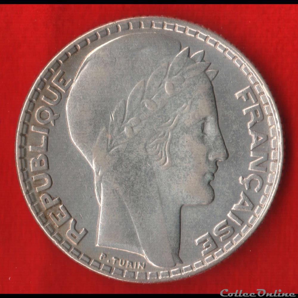 Turin - 10 Francs - 1929 monnaies monde france turin 10 francs 1929