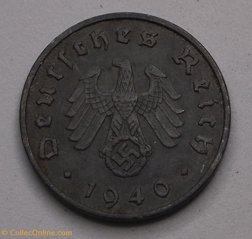 10 Pfennig - 1940 A monnaies monde allemagne 10 pfennig 1940 a