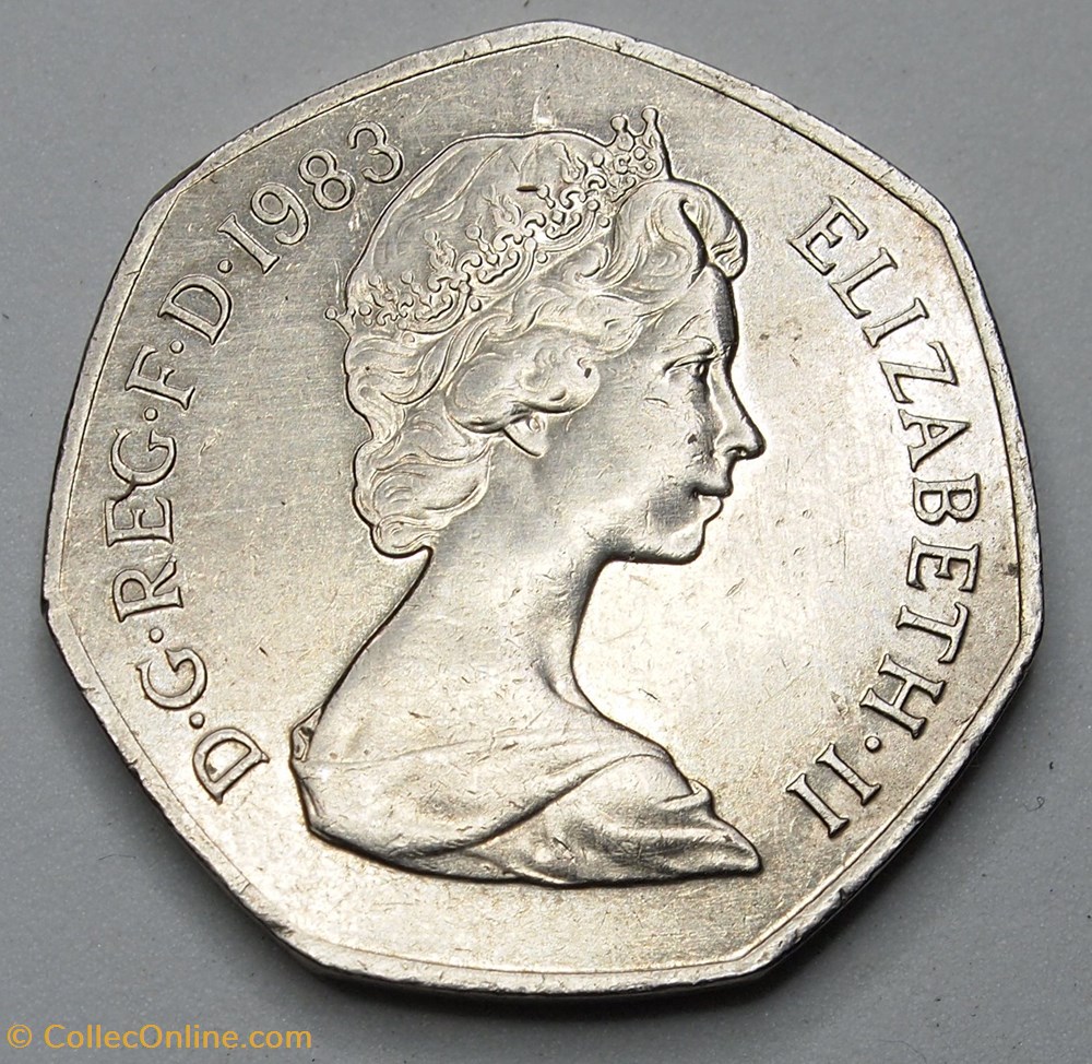 50 Pence - 1983 monnaies monde royaume uni 50 pence 1983