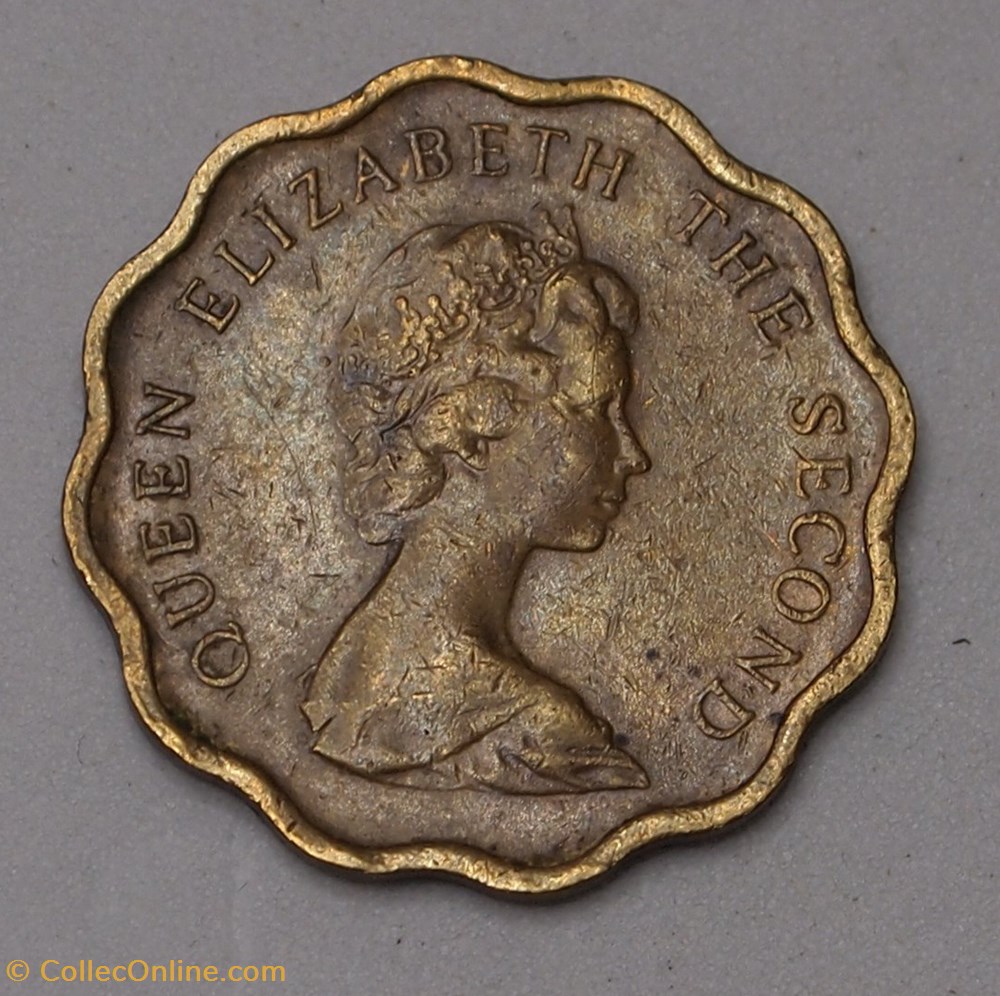 20 Cents - 1977 monnaies monde hong kong 20 cents 1977