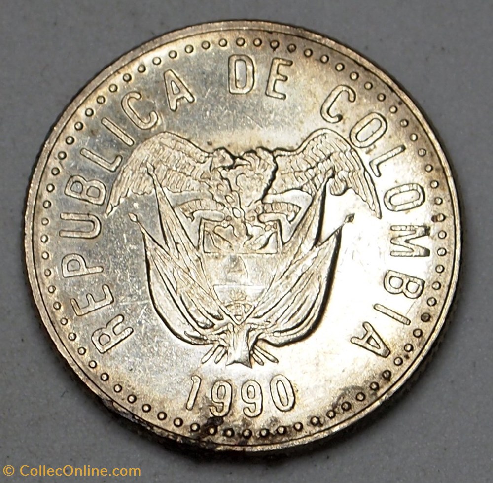 10 Pesos - 1990 monnaies monde colombie 10 pesos 1990