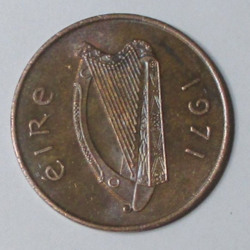 2 Pence - 1971 monnaies monde irlande 2 pence 1971