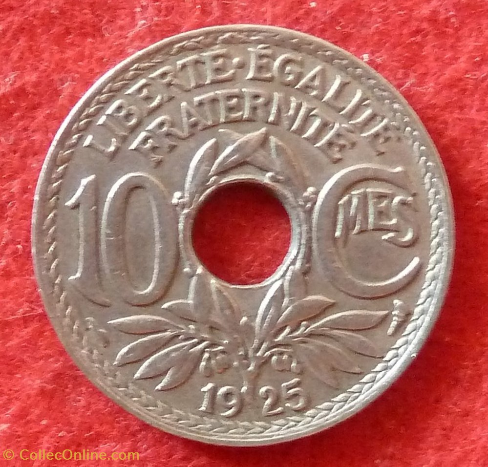 Lindauer - 10 Centimes - 1925 monnaies monde france lindauer 10 centimes 1925
